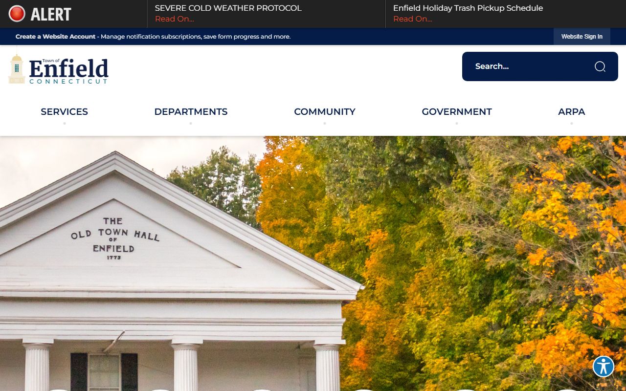 Enfield town and police resources for warrant records