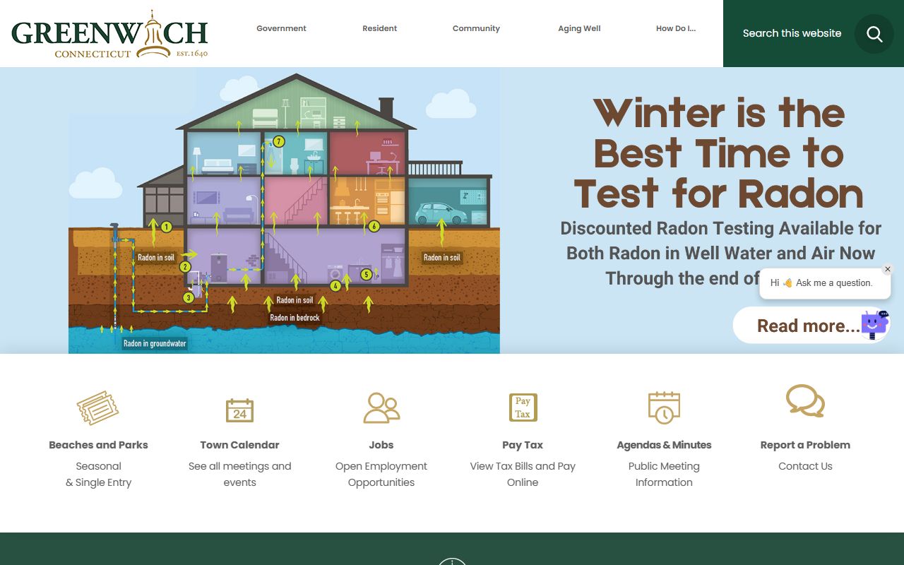 Greenwich Town Police Department for warrant records