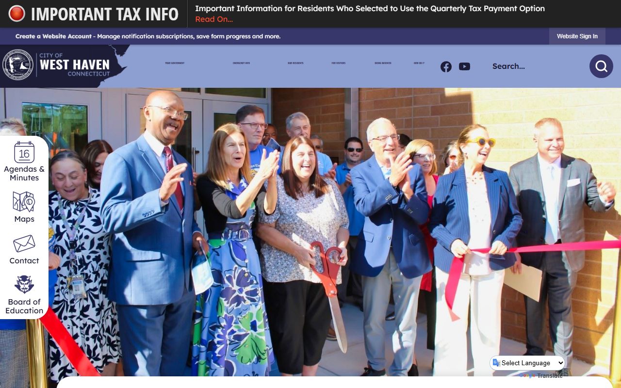 West Haven Police Department building on Sawmill Road