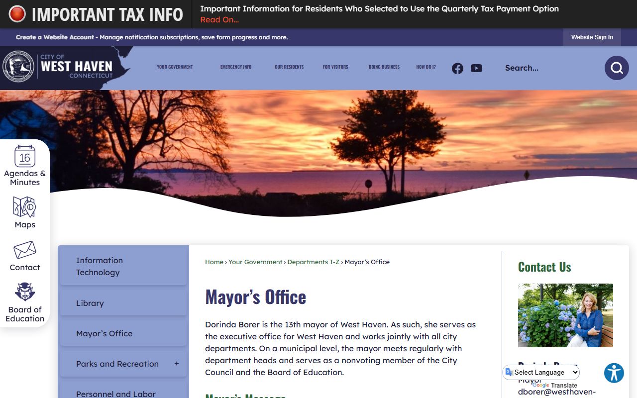 West Haven Police Department officers and vehicles